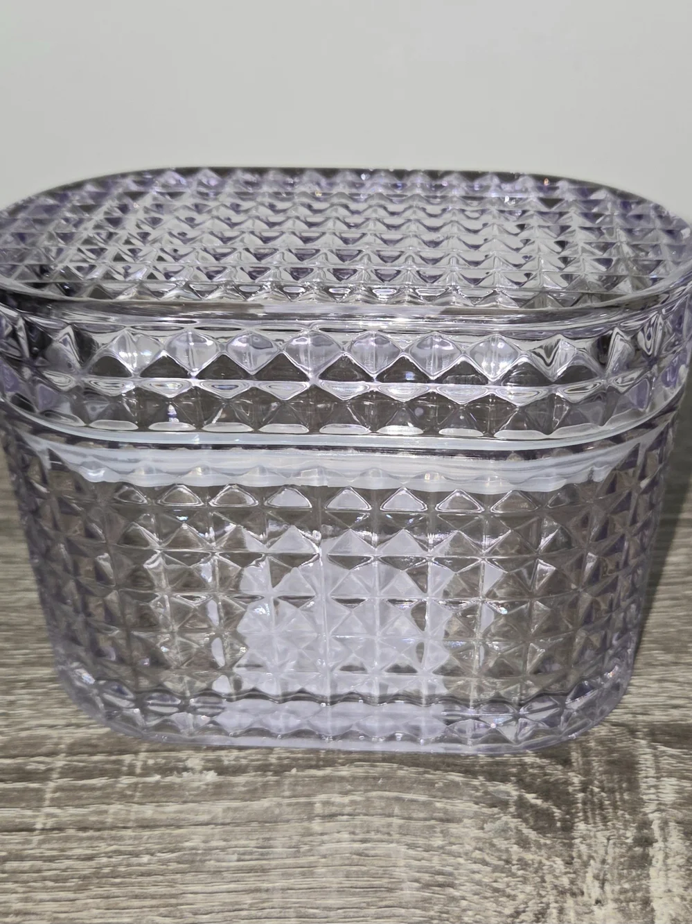 Glass Trinket Box Purple Target Bullseye Playground Art Deco 2024